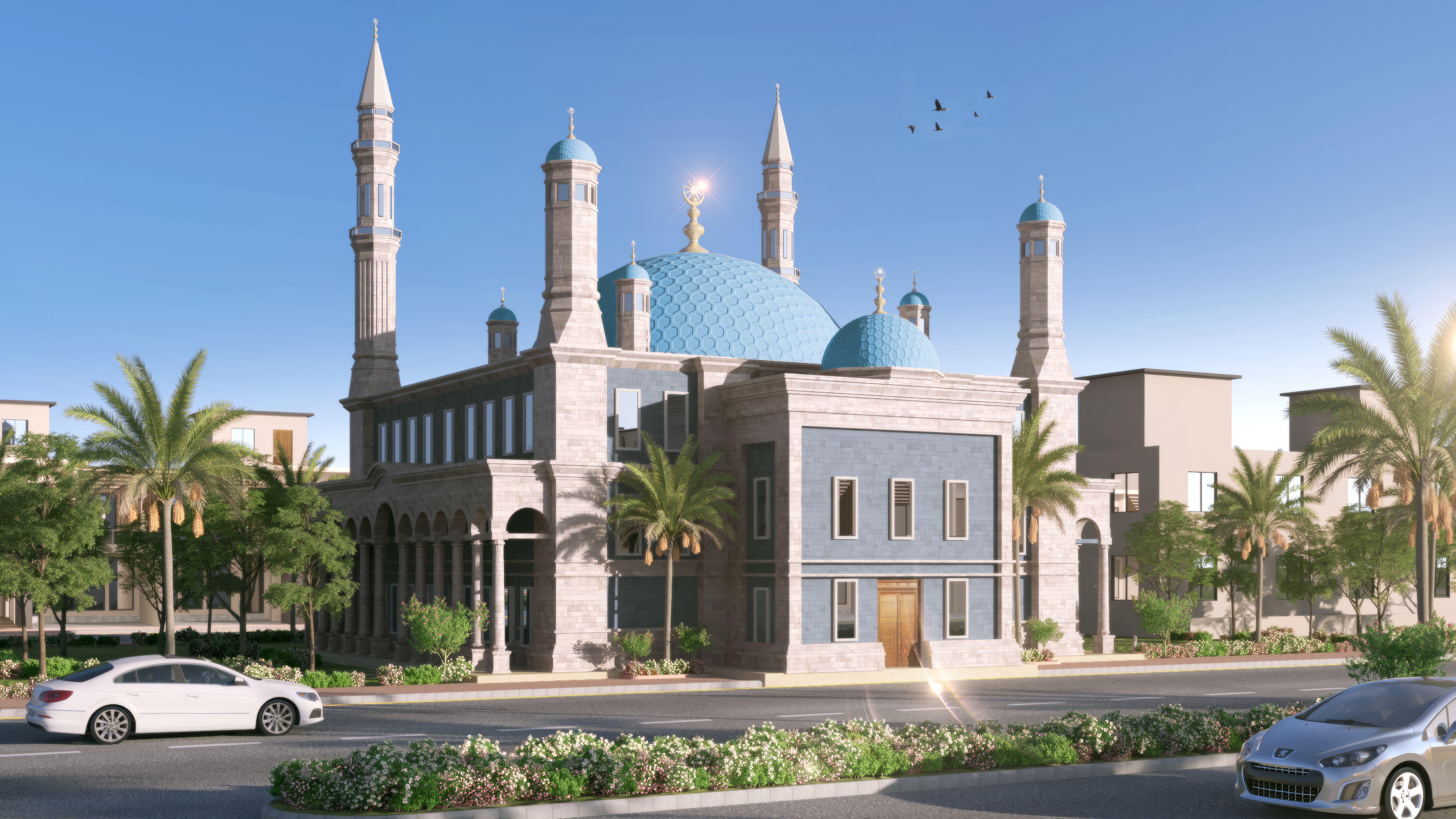 Grand Jamia Mosque with Islamic Center